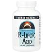 Фото товару R-Lipoic Acid 100 mg Фото товару Source Naturals, R-Lipoic Acid 100 mg, R-Ліпоєва кислота, 120 таб
