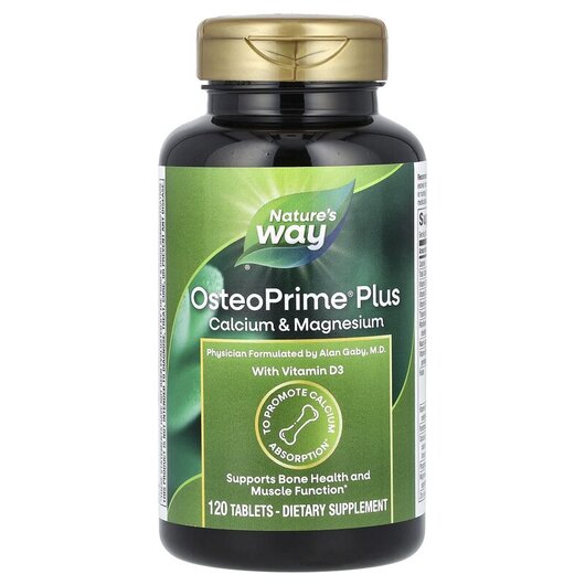 Основное фото товара Nature's Way, Укрепление костей, OsteoPrime Plus, 120 таблет