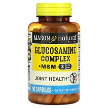 Glucosamine Complex + MSM Глюкозамин Хондроитин Mason Glucosamine Complex + MSM Глюкозамин Хондроитин Mason