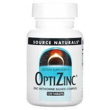 Цинк OptiZinc Source Naturals 120 таблеток