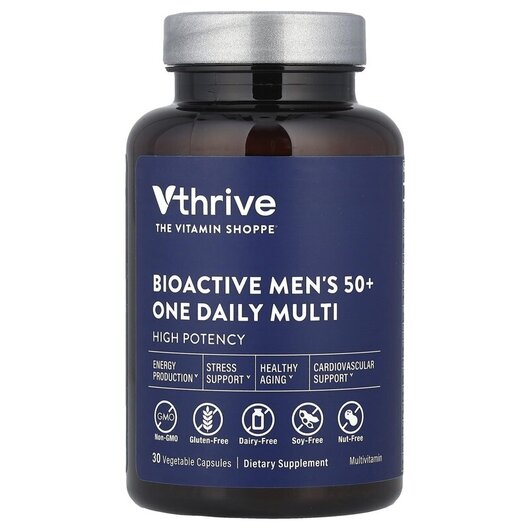 Основное фото товара Bioactive Men's 50+ One Daily Multi Основное фото товара Bioactive Men's 50+ One Daily Multi, Витамины для мужчин 50+