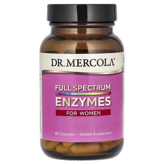 Основне фото товару Full Spectrum Enzymes For Women, Ферменти для жінок, 90 капсул