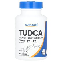 TUDCA 250 mg Тудка Nutricost 60 капсул TUDCA 250 mg Тудка Nutricost 60 капсул