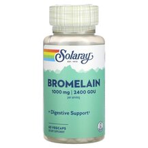 Bromelain 1000 mg Бромелайн Solaray 60 капсул