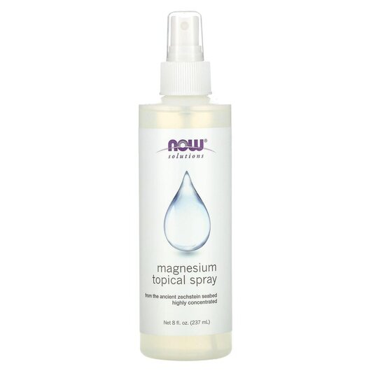 Основне фото товару Magnesium Topical Spray Основне фото товару NOW Foods, Magnesium Topical Spray, Магній, 237 мл