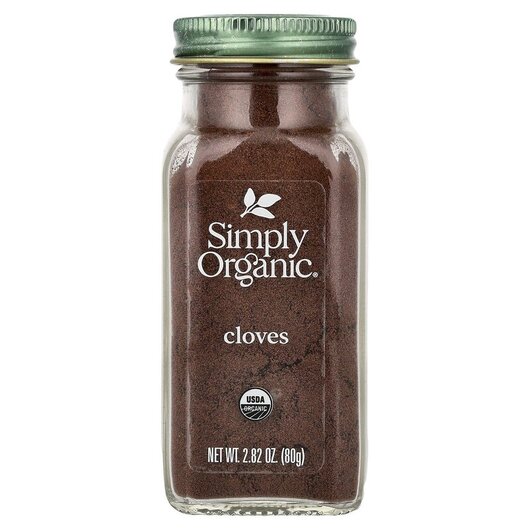 Основне фото товару Simply Organic, Ground Cloves, Спеції, 80 г