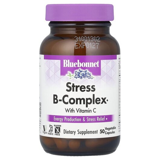 Основне фото товару Stress B-Complex Основне фото товару Stress B-Complex, B-комплекс Стрес формула, 50 капсул
