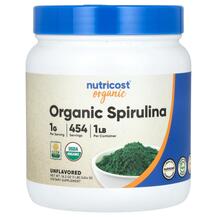 Спіруліна Organic Spirulina Unflavored Nutricost 454 г Спіруліна Organic Spirulina Unflavored Nutricost 454 г