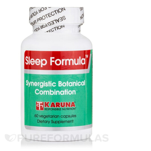 Основне фото товару Karuna Health, Sleep Formula, Мелатонін, 60 капсул