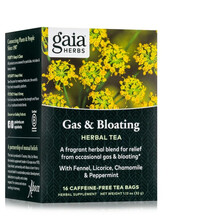 Органічний Чай Gas & Bloating Tea 16 Tea Bags / Gaia Herbs