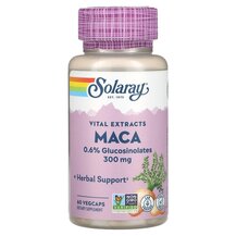 Vital Extracts Maca Мака Solaray 60 капсул Vital Extracts Maca Мака Solaray 60 капсул