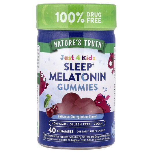 Основное фото товара Nature's Truth, Мелатонин, Sleep Melatonin Gummies, 40 конфе