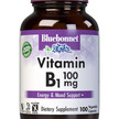 Фото товару Bluebonnet Nutrition, Vitamin B1, Вітамін B1 Тіамін, 100 капсул
