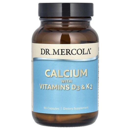 Основное фото товара Calcium with Vitamins D3 & K2 Основное фото товара Dr. Mercola, Кальций с D3 K2, Calcium with Vitamins D3 & K2,