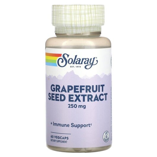 Основное фото товара Экстракт семян грейпфрута, Grapefruit Seed Extract 250 mg, 60 кап
