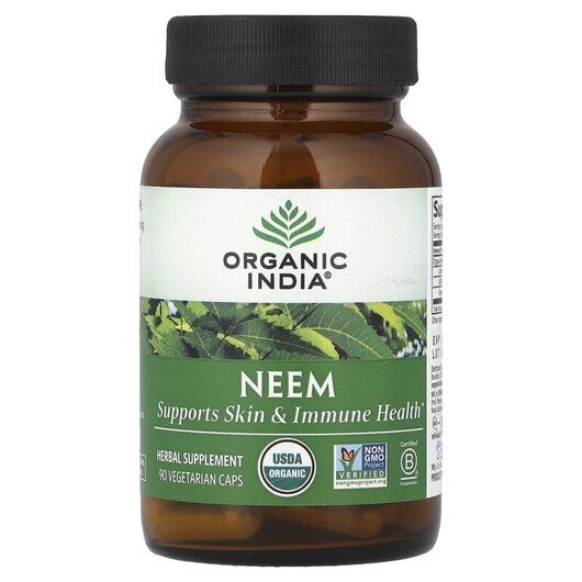 Основное фото товара Organic India, Ниим, Neem, 90 капсул