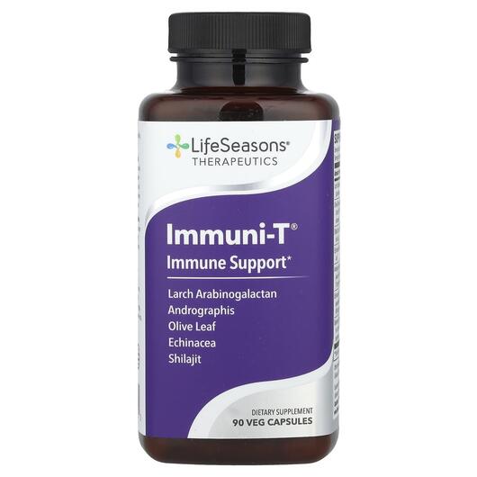Основне фото товару Immuni-T Immune Support Основне фото товару LifeSeasons, Immuni-T, Підтримка імунітету, 90 капсул