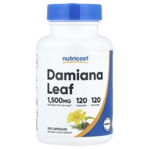 Damiana Leaf 150 mg Дамиана Nutricost 120 капсул Damiana Leaf 150 mg Дамиана Nutricost 120 капсул