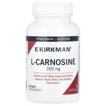 L-Карнозин 200 мг L-Carnosine 200 mg Kirkman 90 капсул