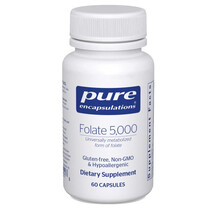 Метилфолат Folate Pure Encapsulations 60 капсул