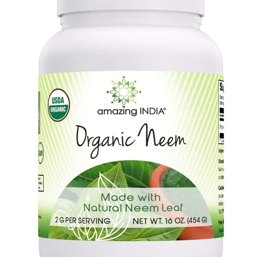 Основное фото товара Amazing India Organic Neem Основное фото товара Amazing Nutrition, Ниим, Amazing India Organic Neem, 16 oz