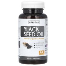 Black Seed Oil Черный тмин Healths Harmony 60 капсул Black Seed Oil Черный тмин Healths Harmony 60 капсул