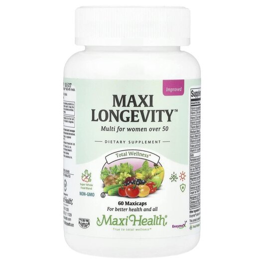 Основне фото товару Maxi Longevity Multi For Women Over 50 Основне фото товару Maxi Longevity Multi For Women Over 50, Вітаміни для жінок 50+, 6