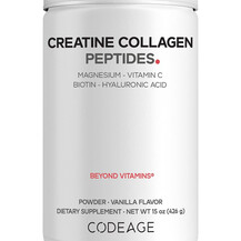 Creatine Collagen Peptides Powder Vanilla Flavor Креатин