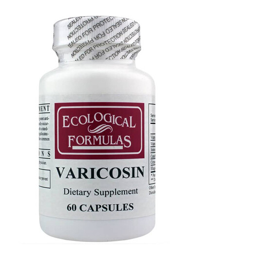 Основное фото товара Varicosin Основное фото товара Ecological Formulas, Поддержка вен ног, Varicosin, 60 капсул