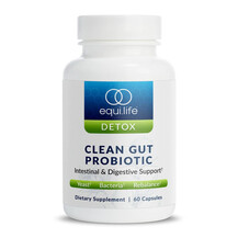 Clean Gut Probiotic Пробиотики EquiLife 60 капсул