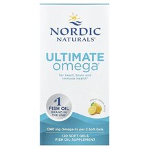 Омега 3 Ultimate Omega 1280 mg Nordic Naturals 120 капсул