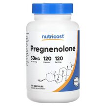 Прегненолон Pregnenolone 30 mg Nutricost 120 капсул Прегненолон Pregnenolone 30 mg Nutricost 120 капсул