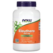 Eleuthero 500 mg Элеутеро NOW Foods 250 капсул