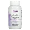 Фото товара Solutions Hydration Rescue with Hyabest Hyaluronic Acid Фото товара NOW Foods, Гиалуроновая кислота, Hydration Rescue, 60 капсул