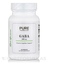 ГАМК GABA 500 mg PureFormulas 60 капсул