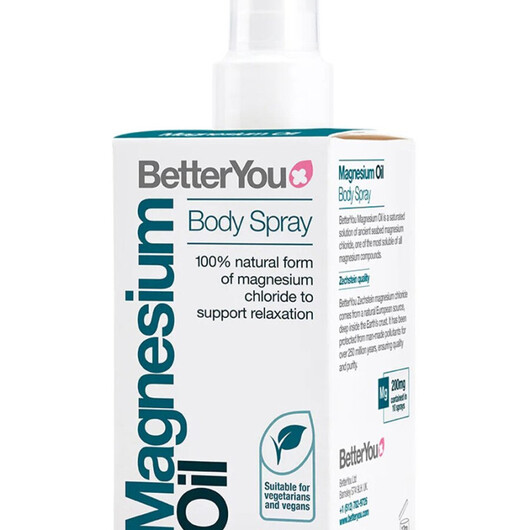 Основне фото товару Magnesium Body Oil Spray Основне фото товару BetterYou, Magnesium Body Oil Spray, Тонік для обличчя, 100 мл
