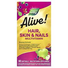 Alive! Hair Skin & Nails Витамины для волос Nature's Way