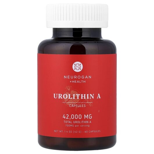 Основне фото товару Neurogan Health, Urolithin A 700 mg, Уролітин A, 60 капсул