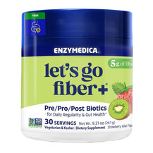 Let's Go Fiber+ Strawberry Kiwi Flavor Клетчатка 261 г