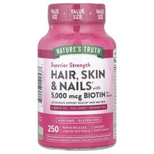 Hair Skin & Nails With Biotin Кожа ногти волосы Nature's Hair Skin & Nails With Biotin Кожа ногти волосы Nature's