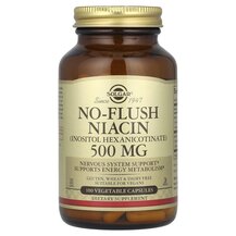 No-Flush Niacin 500 mg Ниацин 500 мг Solgar 100 капсул No-Flush Niacin 500 mg Ниацин 500 мг Solgar 100 капсул