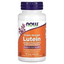 Лютеїн 20 мл Lutein Double Strength NOW Foods 90 капсул Лютеїн 20 мл Lutein Double Strength NOW Foods 90 капсул