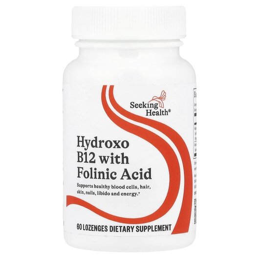 Основне фото товару Hydroxo B12 with Folinic Acid Основне фото товару Hydroxo B12 with Folinic Acid, B12 з Фоліновою кислотою, 60 льодя