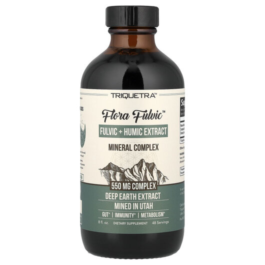 Основне фото товару Flora Fulvic Fulvic + Humic Extract Mineral Complex Основне фото товару Flora Fulvic Fulvic + Humic Extract, Фульвові та Гумінові кислоти