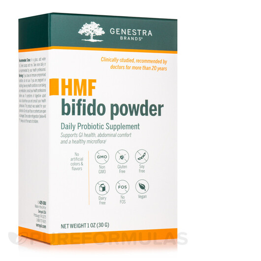 Основное фото товара HMF Bifido Powder Основное фото товара Genestra, Бифидобактерии, HMF Bifido Powder, 30 г