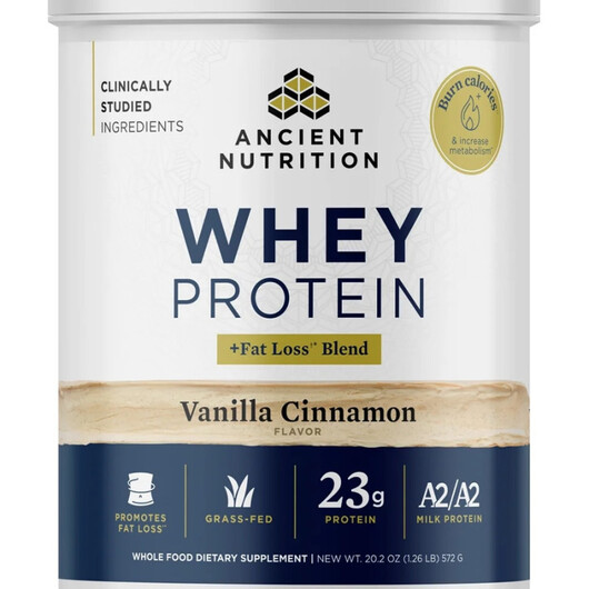 Основне фото товару Whey Protein Powder + Fat Loss Blend Vanilla Cinnamon Flavor Основне фото товару Whey Protein Powder + Fat Loss Blend Vanilla Cinnamon, Протеїн, 2