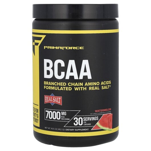 Основне фото товару Primaforce, BCAA Watermelon, БЦАА, 462 г