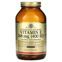 Naturally Sourced Vitamin E 268 mg 400 IU Витамин E Solgar
