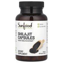 Шилайт Raw Shilajit 500 mg Sunfood 90 капсул Шилайт Raw Shilajit 500 mg Sunfood 90 капсул