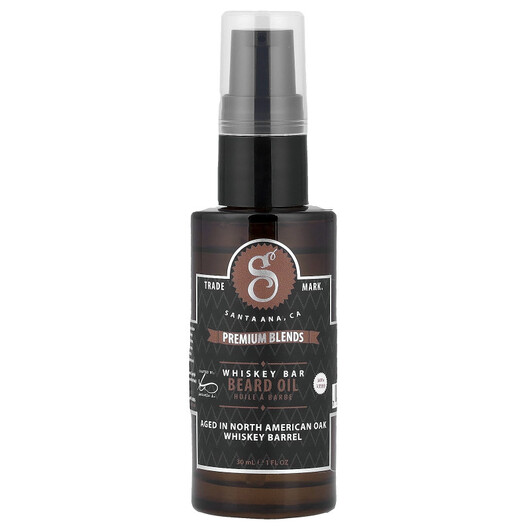 Основне фото товару Premium Blends Beard Oil Whiskey, Гель, крем для укладки волосся,